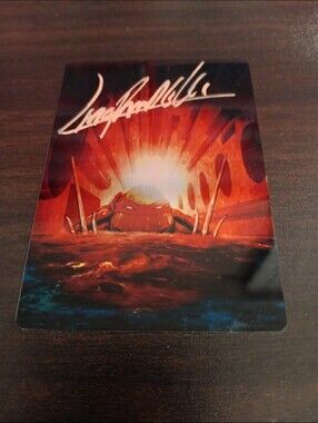 T.M.N.T Raphael metal card signed by Livio Ramondelli with COA